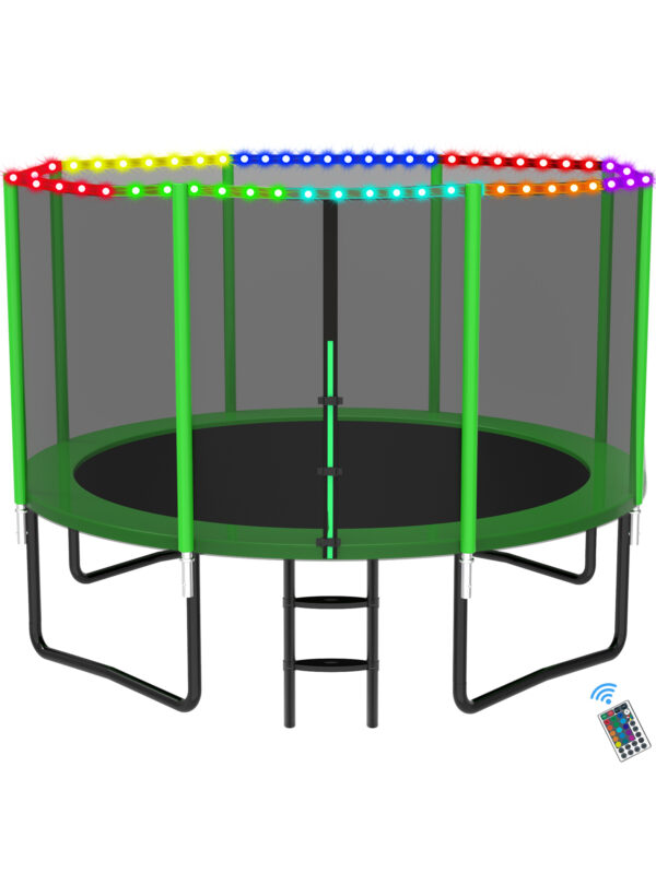 Gamma Series Trampoline with Light Green - 14FT