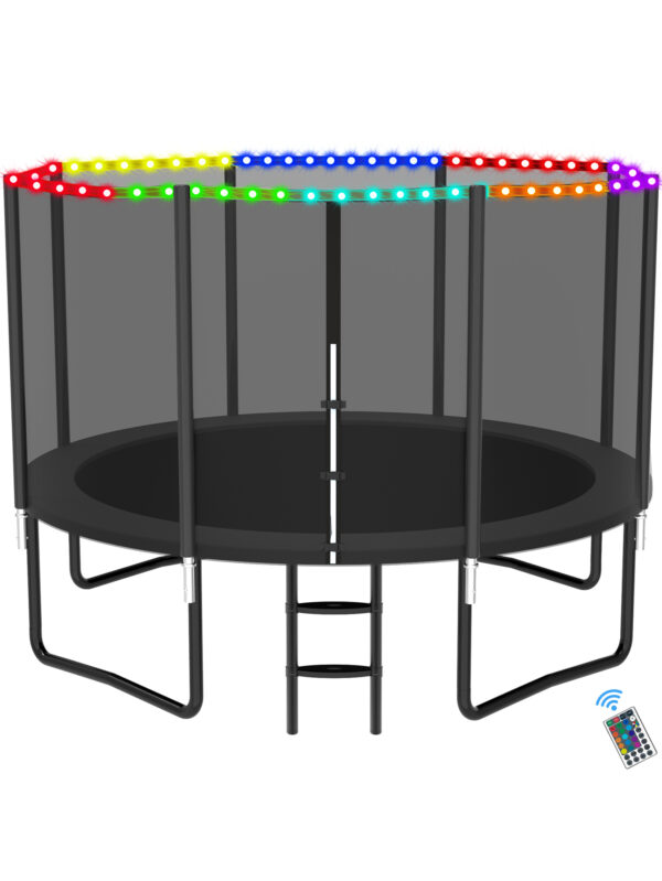 Gamma Series Trampoline with Light Black - 14FT