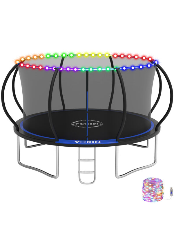 Beta Lite Series Trampoline with Light Blue - 12FT