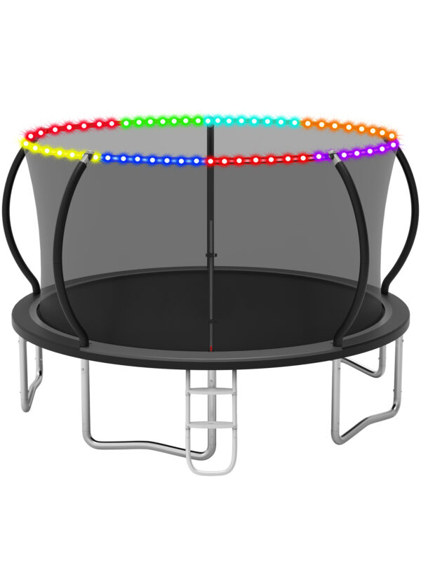 Beta Lite Series Trampoline with Light Black - 14FT