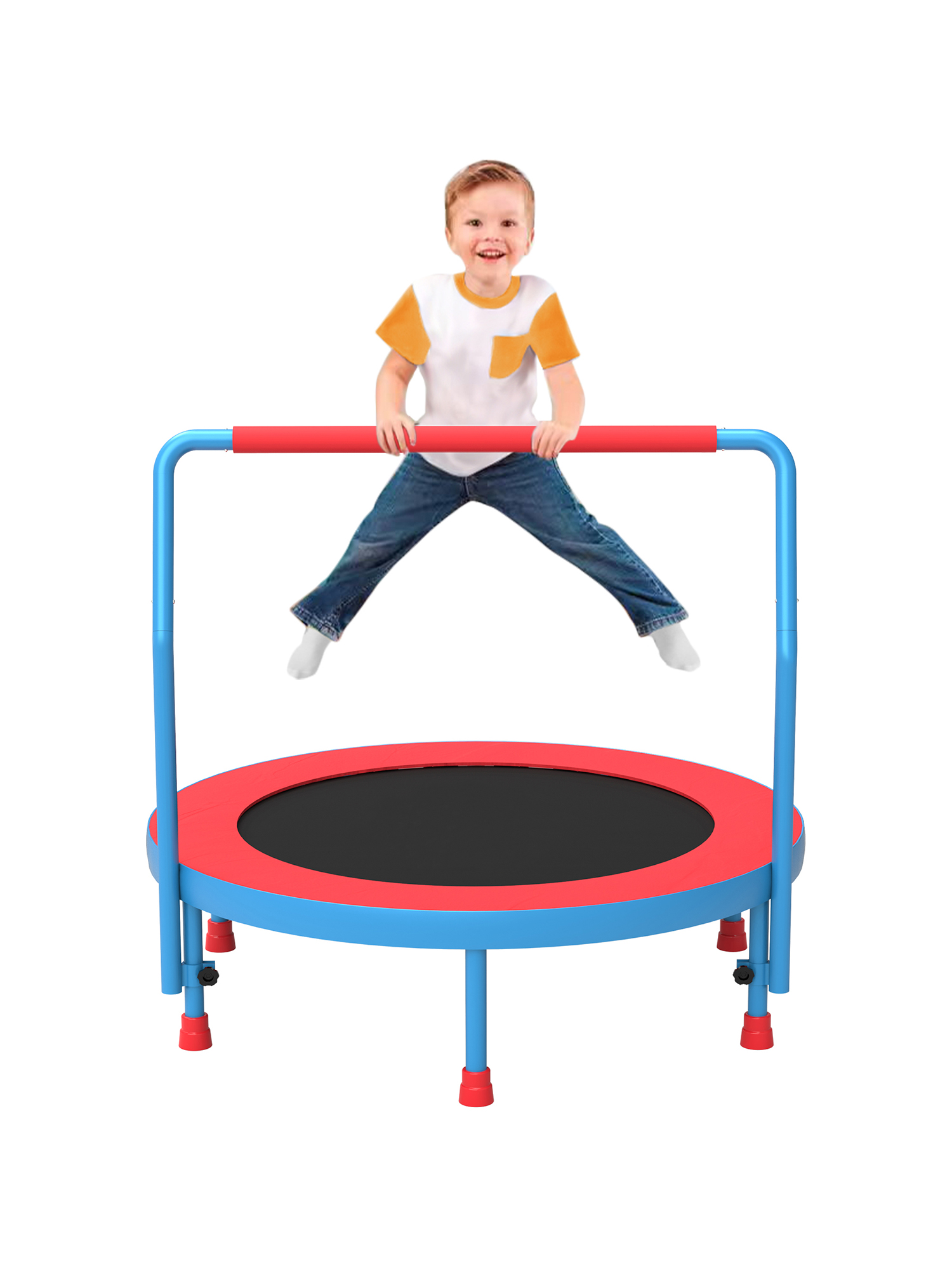 Mu Series Rebounder Trampoline for Kids Red
